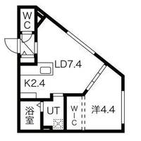 エアフォルク新さっぽろの間取り