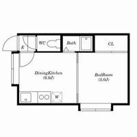 グランドール東札幌3号室の間取り