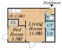 アークコート豊平Ⅲ202の間取り