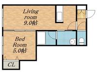 パルティールTM北郷205の間取り