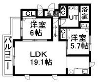 物件の間取り画像