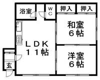 サンコーポラスNO.2103の間取り
