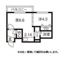 ハーミテージ南郷通0208の間取り