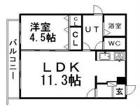 グランド・アイ美園の間取り