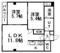 物件の間取り画像