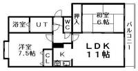 メゾンドインペリアルI302の間取り