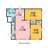 物件の間取り画像
