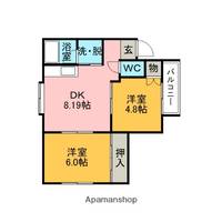 浜辺ハイツⅡの間取り