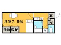 レオパレスサミット花和203の間取り