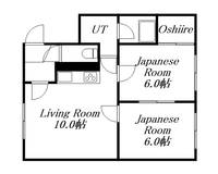 北海道札幌市手稲区前田九条11丁目の賃貸アパートの間取り