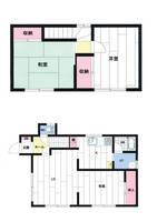 北海道石狩市花川南一条1丁目(一戸建)の賃貸物件戸建ての間取り