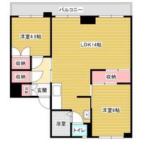 メープルバウム1号棟の間取り