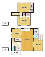 北海道岩見沢市幌向南三条4丁目(一戸建)の賃貸物件の間取り
