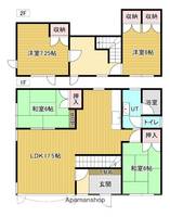 北海道岩見沢市幌向南三条2丁目(一戸建)の賃貸物件の間取り