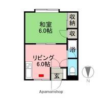 北海道滝川市西町5丁目の賃貸アパートの間取り
