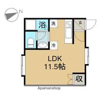 セリーヌⅠ202の間取り