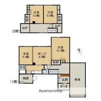 北海道美唄市東四条南3丁目(一戸建)の賃貸物件戸建ての間取り