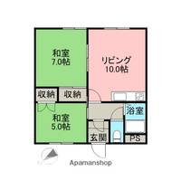 コ−ポ河内の間取り