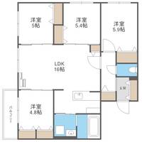 物件の間取り画像