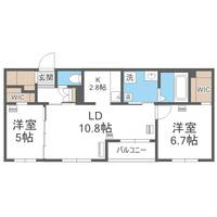 エフュート宮の沢の間取り