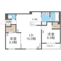 エフュート宮の沢の間取り