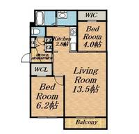 エフュート二十四軒304の間取り