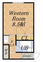 北海道札幌市北区北十七条西3丁目の賃貸マンションの間取り