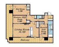プレミスト札幌ターミナルタワーの間取り