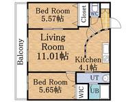 物件の間取り画像