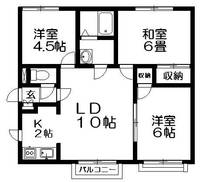 物件の間取り画像
