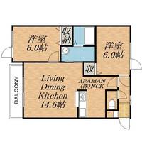 レラ・ホープ稲積公園00201の間取り