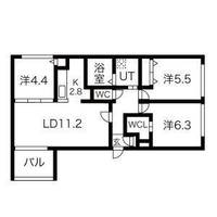ボヌール手稲本町の間取り