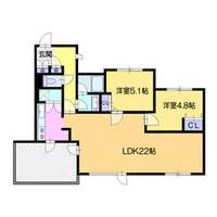 アルファコート宮の森505の間取り