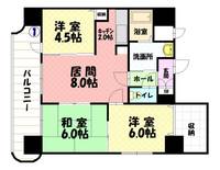 ノルテ1条通の間取り