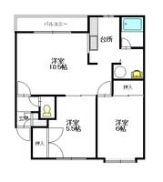 物件の間取り画像