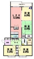 きららパートⅡA103の間取り