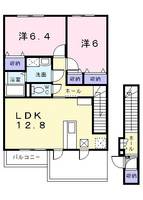 パラッツオエテルノCの間取り