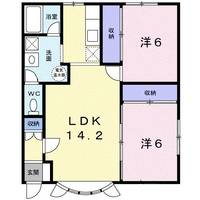 PARK喜多川Aの間取り