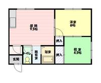 第1ハニーマンションの間取り