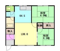 プレジールⅡの間取り