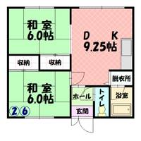 はまなすコーポの間取り