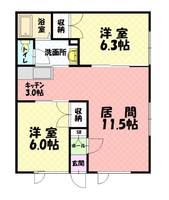 物件の間取り画像