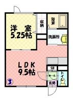 ブルータウンⅡの間取り