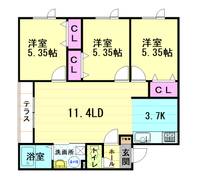 物件の間取り画像