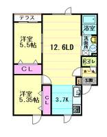 物件の間取り画像