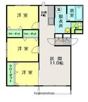 バンビーノ住吉の間取り