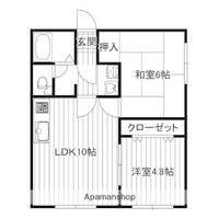 コーポこうよう101の間取り