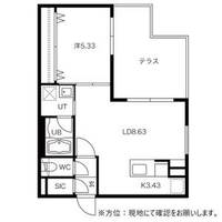 PRESCELTO北栄(プレシェルト北栄)0103の間取り