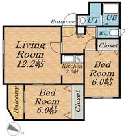 コスモス福井の間取り