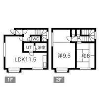 ロイヤルハウス富丘A101の間取り